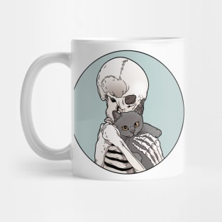 Grey Cat Friend Mug